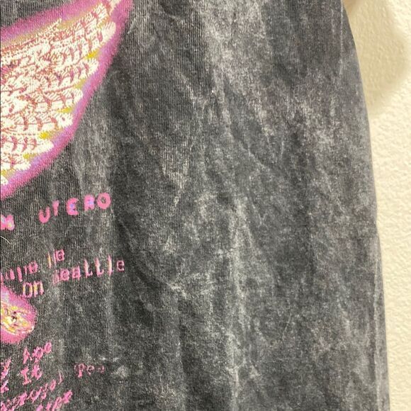 NIRVANA In Utero Acid‎ Wash Band Graphic Tee – Size Medium - Picture 7 of 13